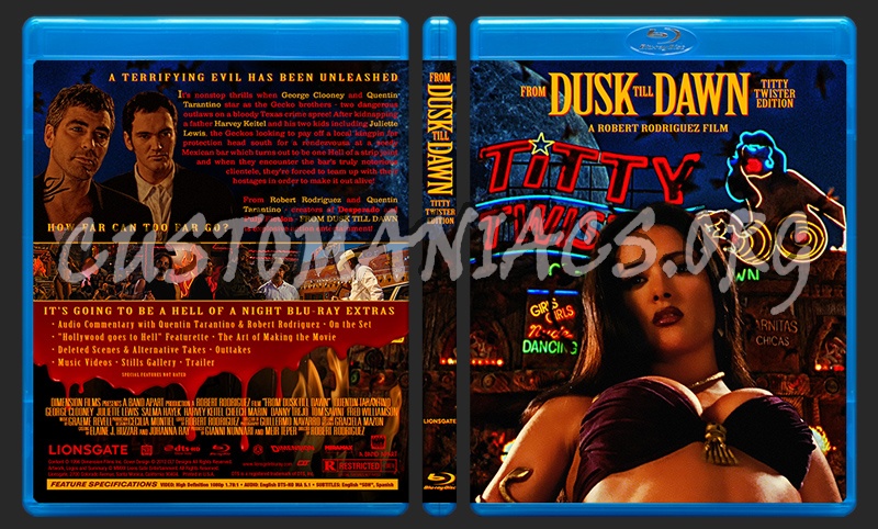From Dusk Till Dawn blu-ray cover