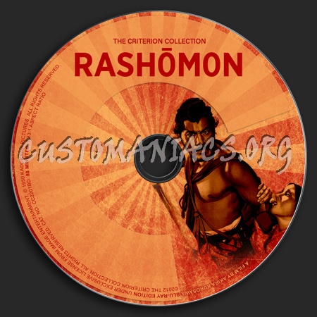 138 - Rashomon dvd label