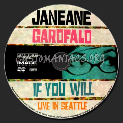 Janeane Garofalo: If You Will: Live in Seattle dvd label