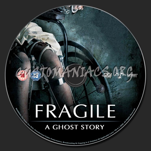 Fragile dvd label