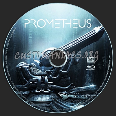 Prometheus blu-ray label