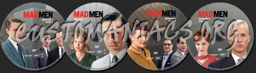 Mad Men Season 1 dvd label