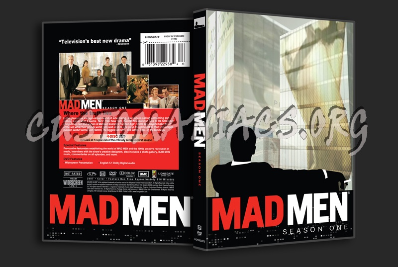 Mad Men Season 1 dvd cover