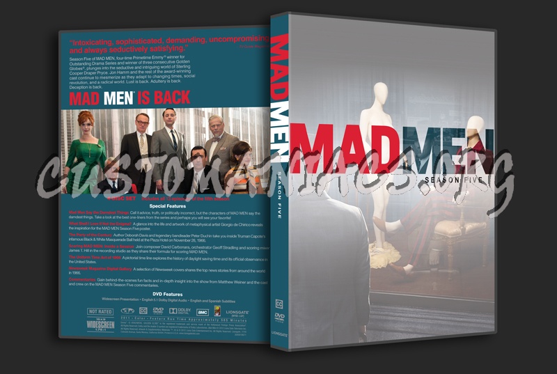 Mad Men Season 5 dvd cover