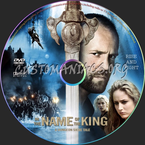 In the Name of the King A Dungeon Siege Tale dvd label