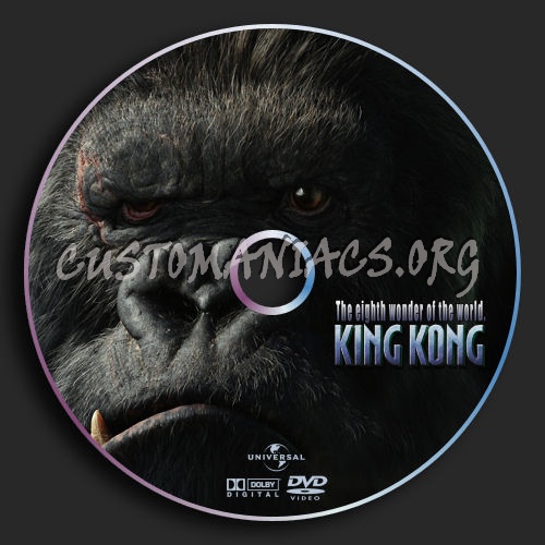 King Kong (2005) dvd label