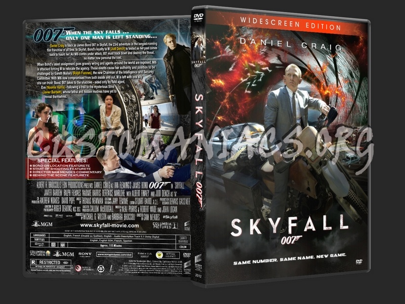 Skyfall (2012) dvd cover
