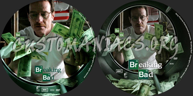 Breaking Bad - Season 1 dvd label