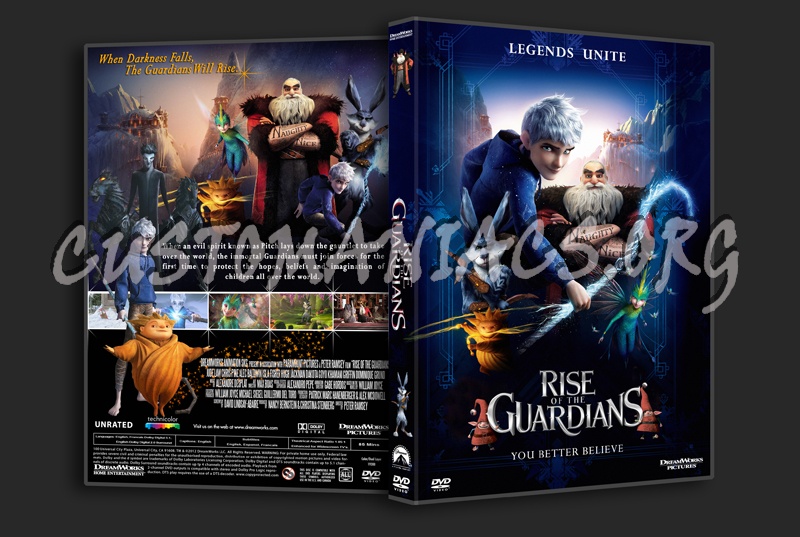 Rise Of The Guardians dvd cover