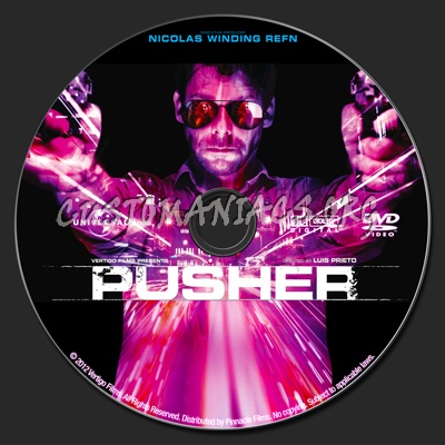 Pusher dvd label