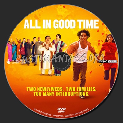All In Good Time (2012) dvd label