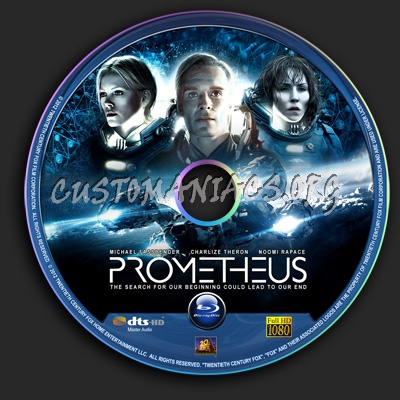 Prometheus blu-ray label