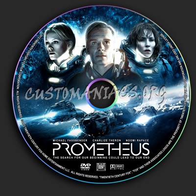 Prometheus dvd label