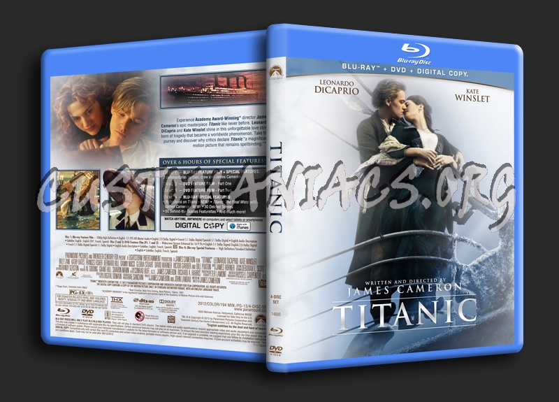 Titanic blu-ray cover