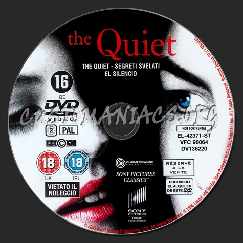 The Quiet dvd label