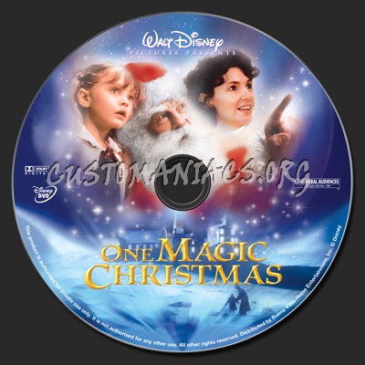 One Magic Christmas dvd label