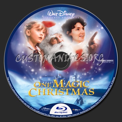 One Magic Christmas blu-ray label