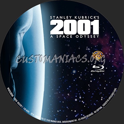2001: A Space Odyssey blu-ray label
