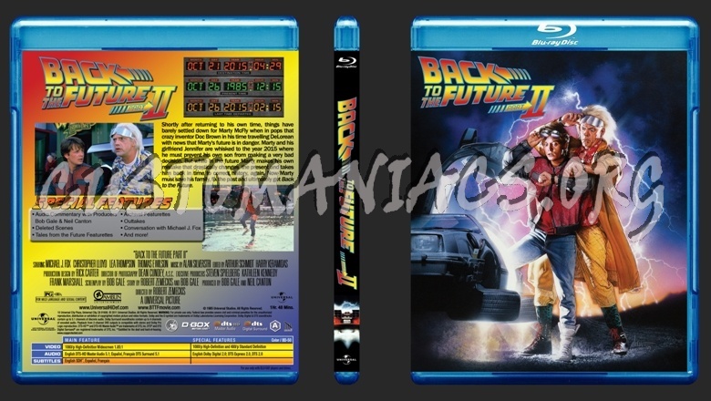 Back to the Future Trilogy blu-ray cover