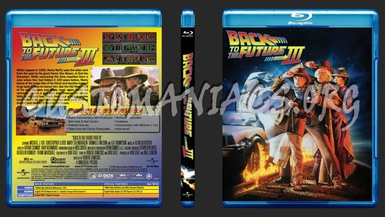 Back to the Future Trilogy blu-ray cover