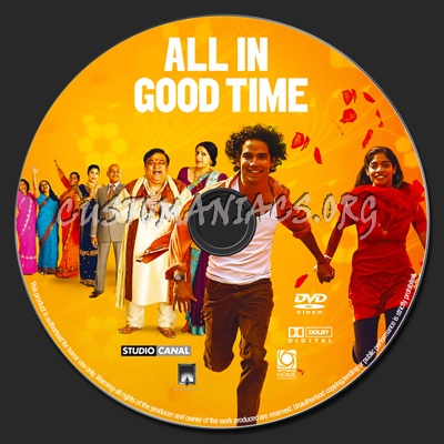 All In Good Time dvd label