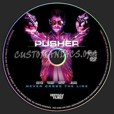 Pusher dvd label