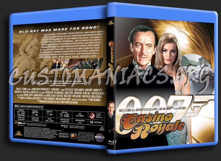 James Bond: Casino Royale blu-ray cover