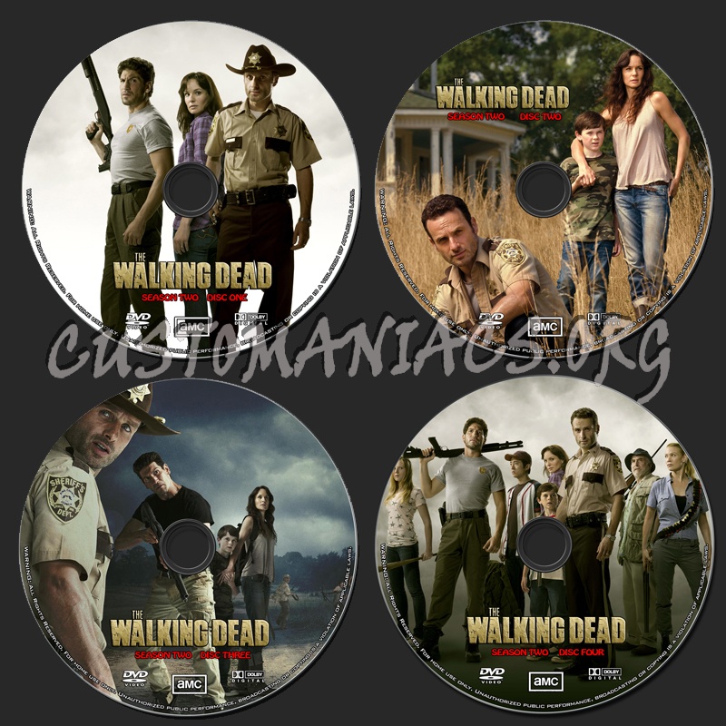 The Walking Dead - Season 2 dvd label