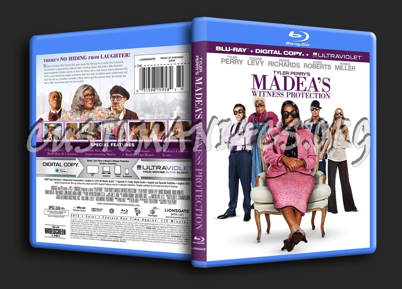 Madea's Witness Protection blu-ray cover