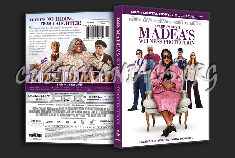 Madea's Witness Protection dvd cover