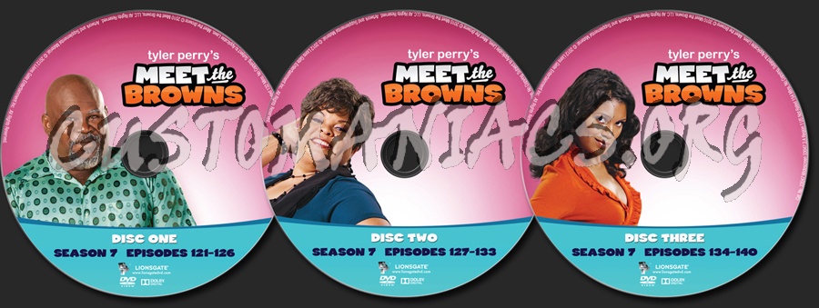 Meet the Browns Season 7 dvd label