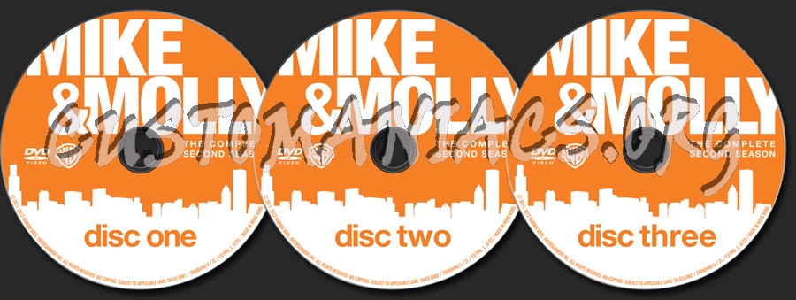 Mike & Molly Season 2 dvd label