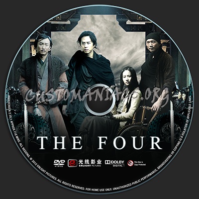 The Four dvd label