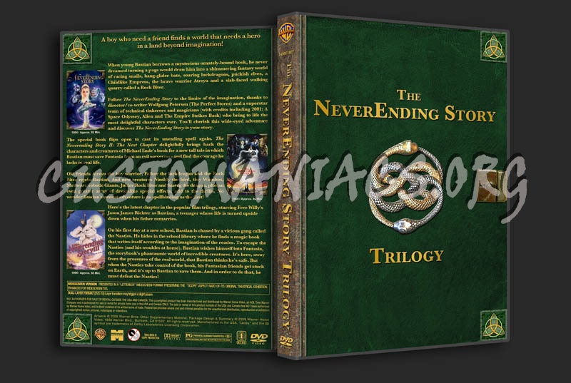 The Neverending Story Trilogy dvd cover