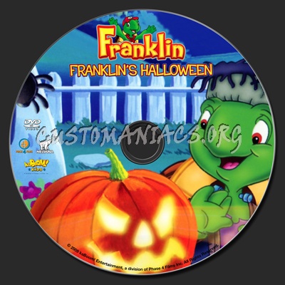 Franklin the Turtle Franklin's Halloween dvd label