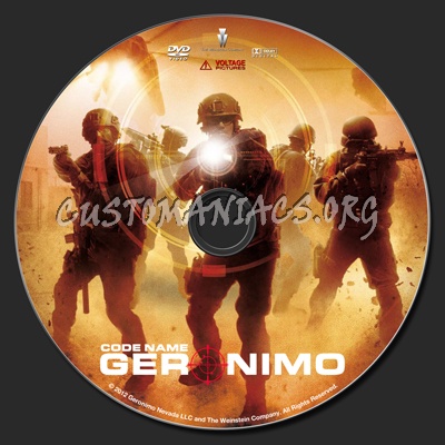 Code Name Geronimo dvd label