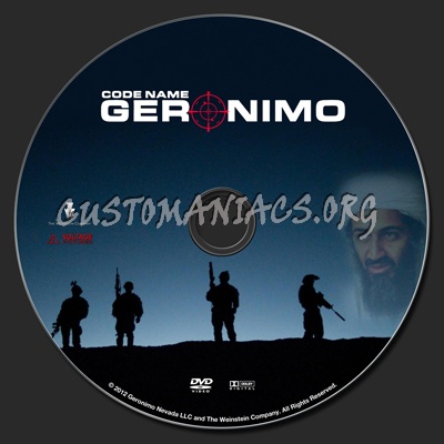 Code Name Geronimo dvd label