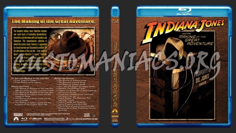 The Indiana Jones Complete Collection blu-ray cover