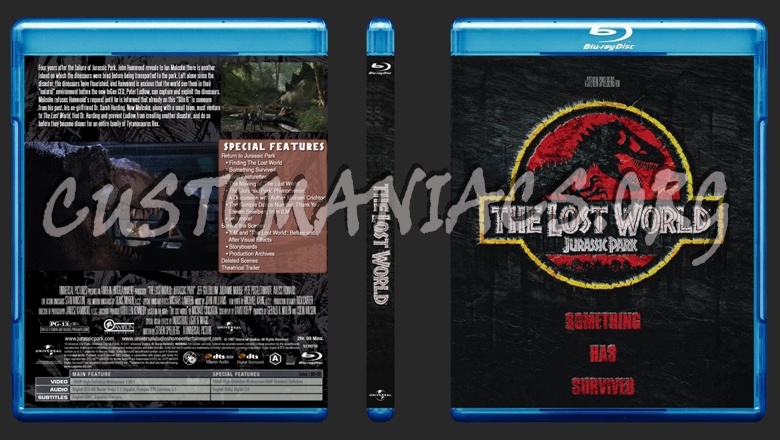 Jurassic Park Trilogy blu-ray cover