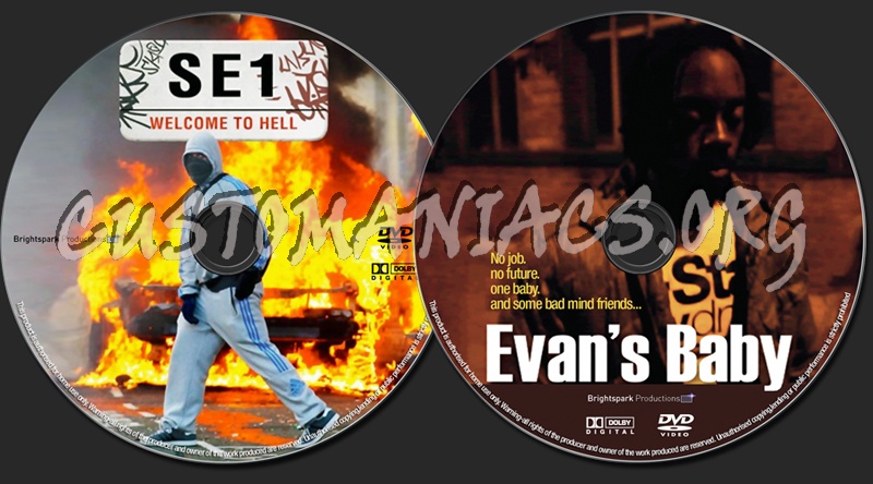 Se1: Evan's Baby dvd label