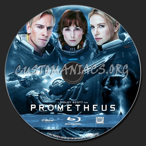Prometheus blu-ray label