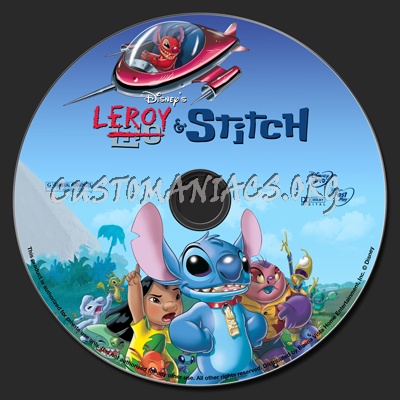 LeRoy & Stitch dvd label