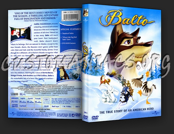 Balto dvd cover