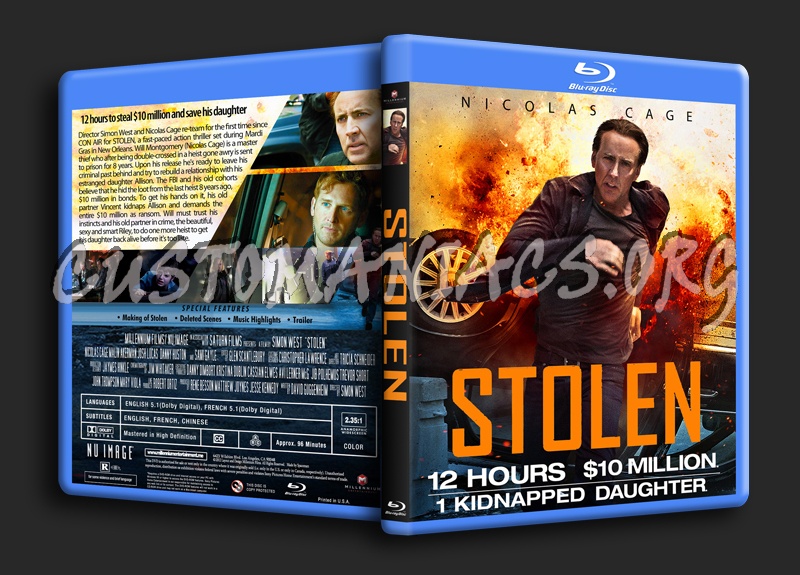 Stolen blu-ray cover