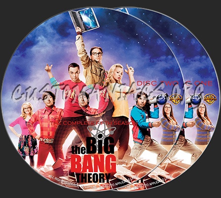The Big Bang Theory : The Complete Fifth Season (2011) blu-ray label