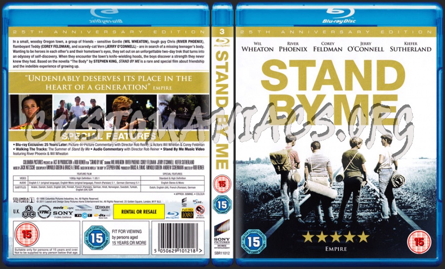 Stand By Me blu-ray cover