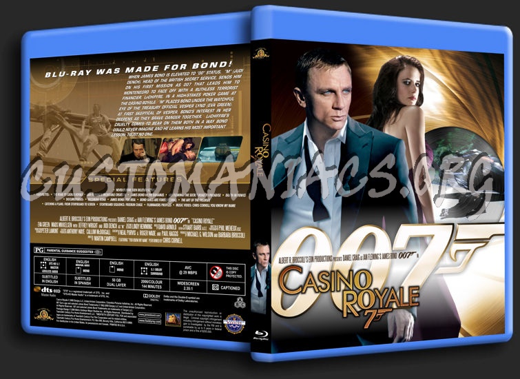 James Bond: Casino Royale blu-ray cover