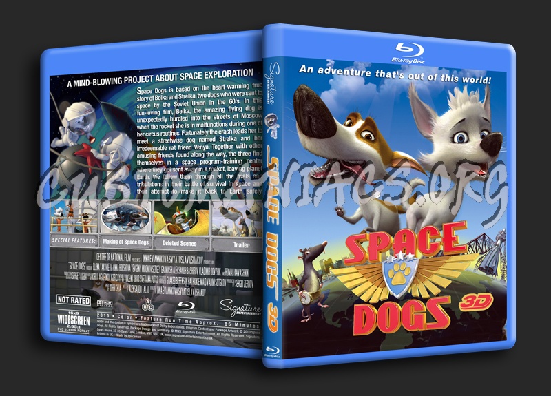 Space Dogs 3D blu-ray cover