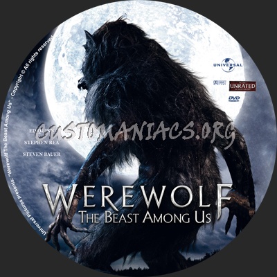 Werewolf The Beast Among Us dvd label