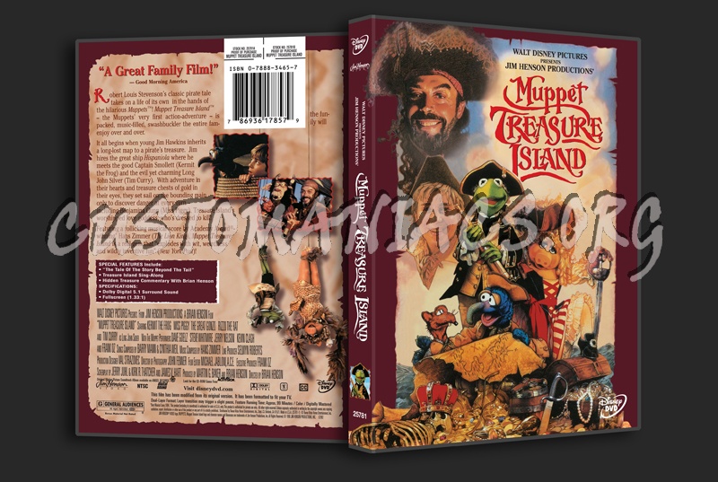 Muppet Treasure Island dvd cover